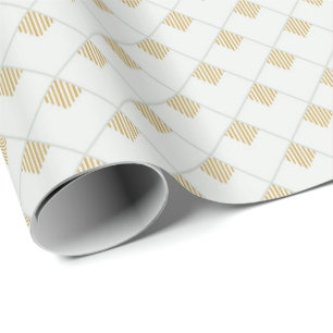Geometric minimalism strokes wrapping paper