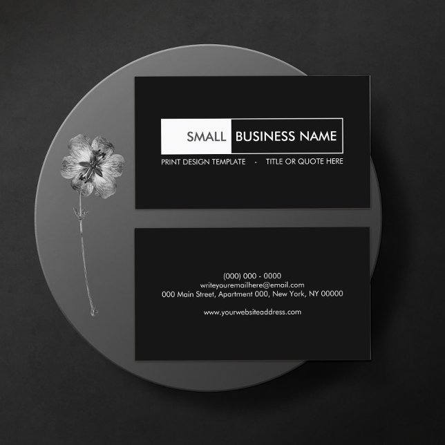Geometric Minimalist Simple Modern Unique Business Card (Creator Uploaded)