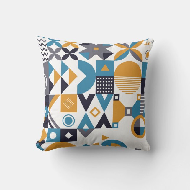 Geometric minimalistic pattern. Abstract designpat Cushion (Front)