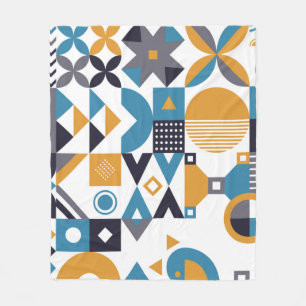 Geometric minimalistic pattern. Abstract designpat Fleece Blanket