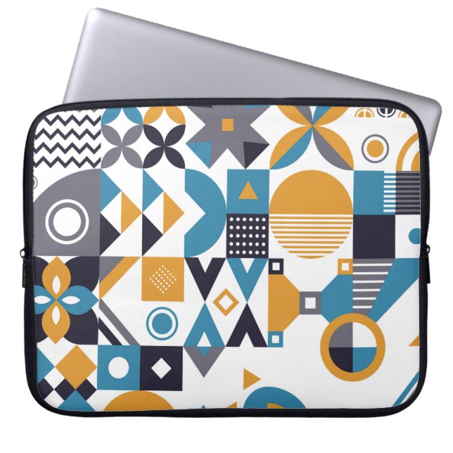 Geometric minimalistic pattern. Abstract designpat Laptop Sleeve (Front)
