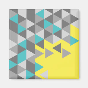 Geometric minimalistic pattern COLOR OF THE YEAR Magnet