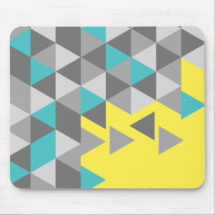 Geometric minimalistic pattern COLOR OF THE YEAR Mouse Mat