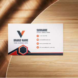 Geometric Modern  Business Card