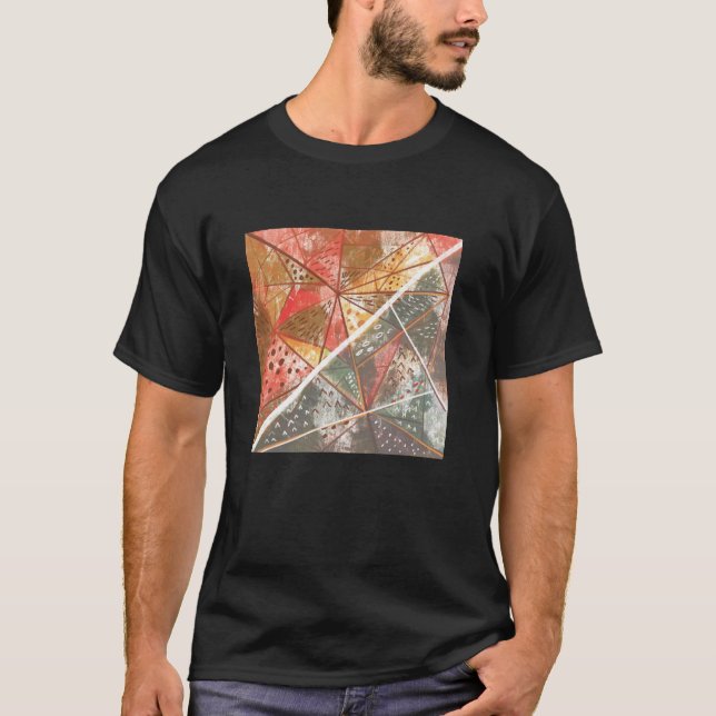 geometric  modern  men's T-Shirt (Front)