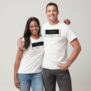 Geometric Modern Minimalist Elegant Professional T-Shirt