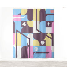 Geometric Modern Pattern Tapestry 1