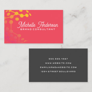Geometric Modern Tech Logo  Business Card