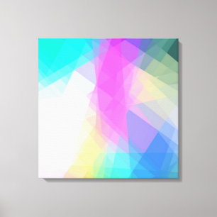 Geometric Mosaic Abstract Canvas Print