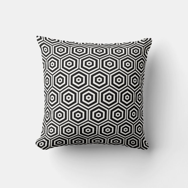 Geometric mosaic cushion (Front)