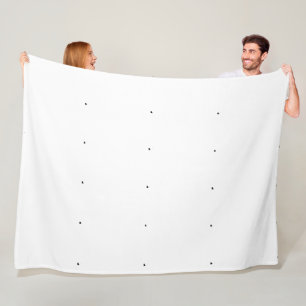 Geometric mosaic fleece blanket