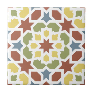 Geometric mosaic of arabesque of Morocco Tile