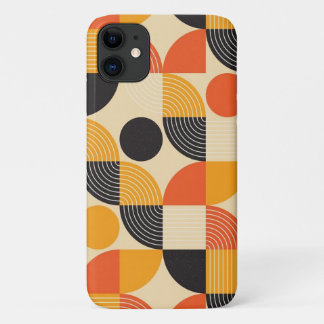 Geometric Mosaic Pattern iPhone 11 Case