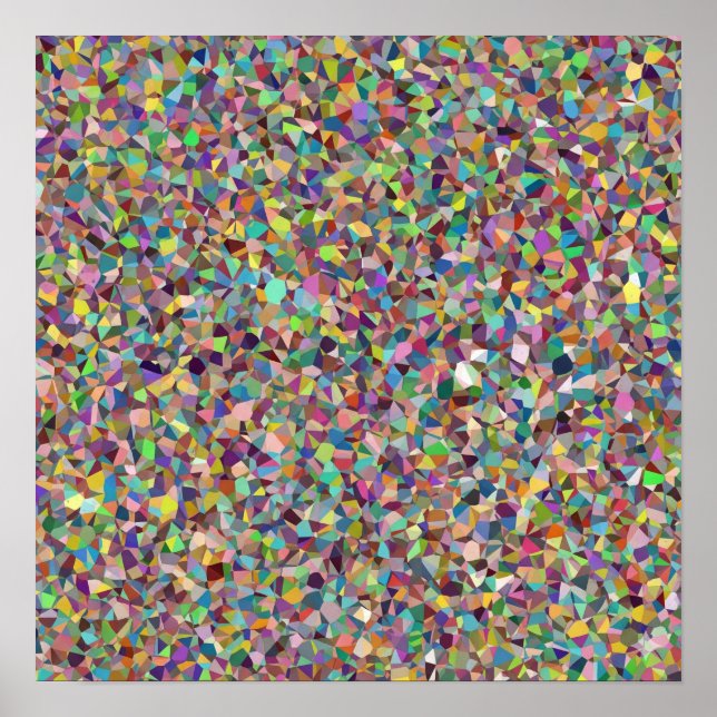 Geometric Mosaic Poster (Front)