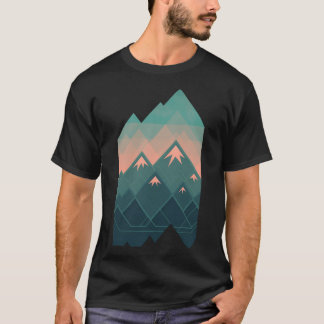Geometric Mountains T-Shirt