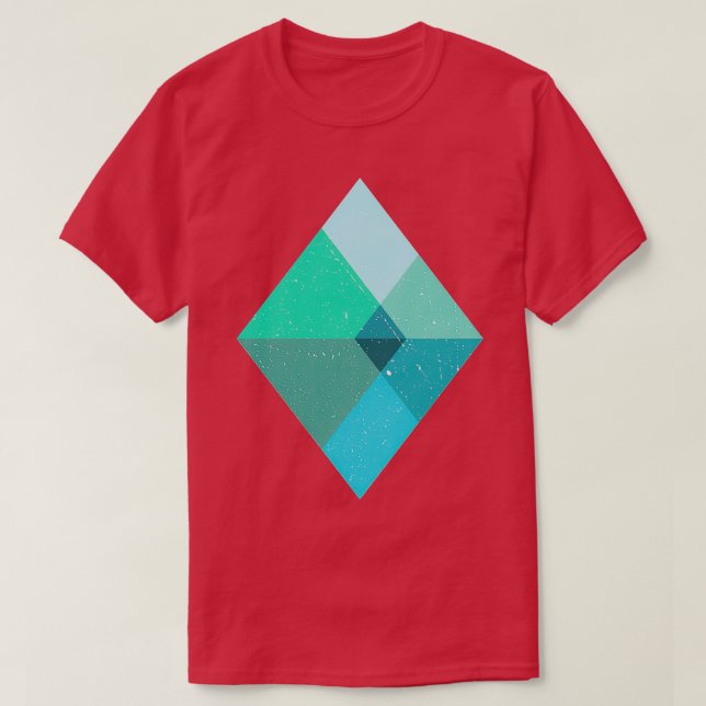Geometric Mountains T-Shirt (Design Front)