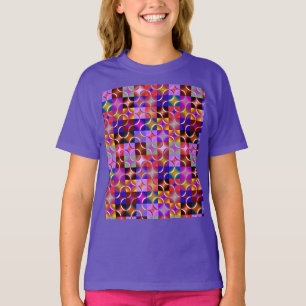 Geometric Multicolored Squares T-Shirt