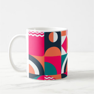 Geometric mural background. Modern style vintage i Coffee Mug