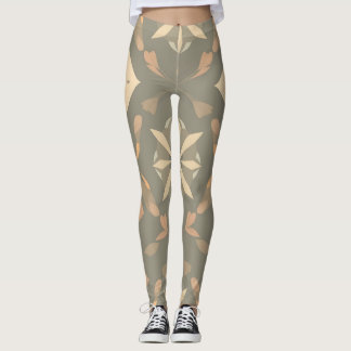 Geometric Nature Leggings Soft Colours