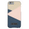 Geometric Navy & Blush Pink Personalised