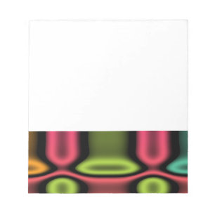 Geometric Neon Notepad