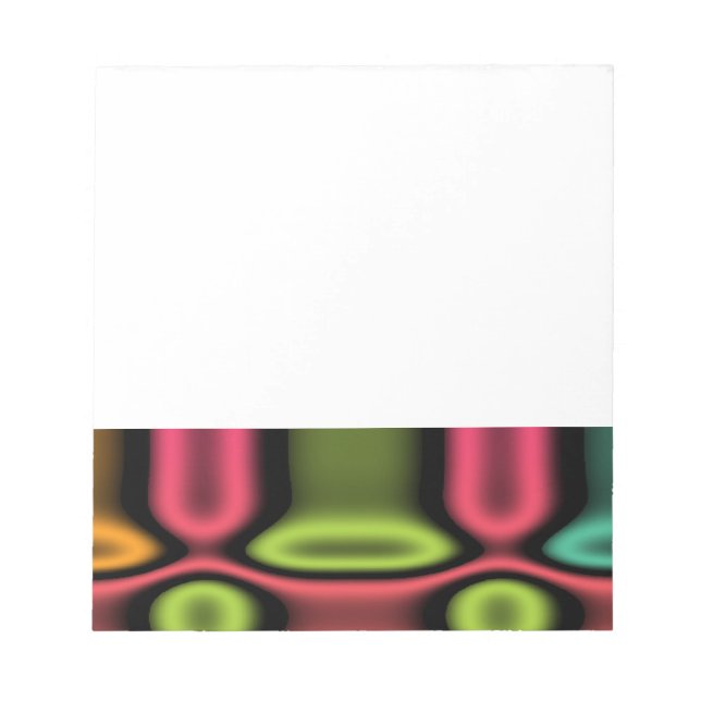 Geometric Neon Notepad (Front)