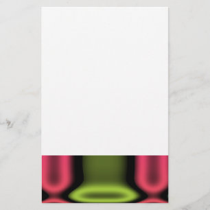 Geometric Neon Stationery