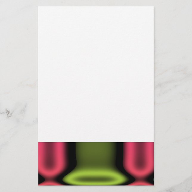Geometric Neon Stationery (Front)