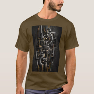 Geometric Nexus Circuit Amazing Design T-Shirt
