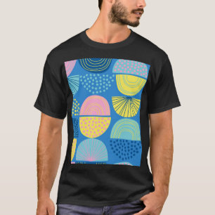 Geometric Nordic: Modern Abstract Background. T-Shirt
