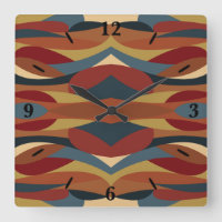 Geometric Opaque Stained Glass Style Abstract 