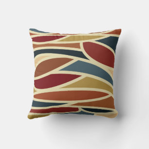 Geometric Opaque Stained Glass Style Design Cushion