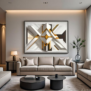 Geometric Opulence Poster