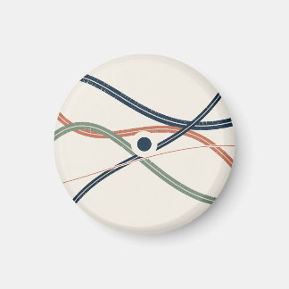 Geometric orientation star in fine grid magnet