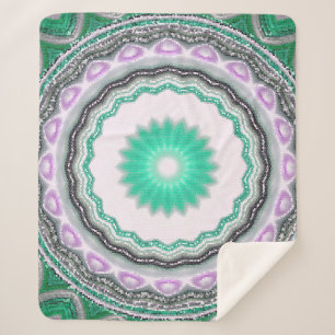 geometric ornament. Decorative mosaic texture. abs Sherpa Blanket