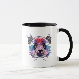 Geometric Panda Bear Mug