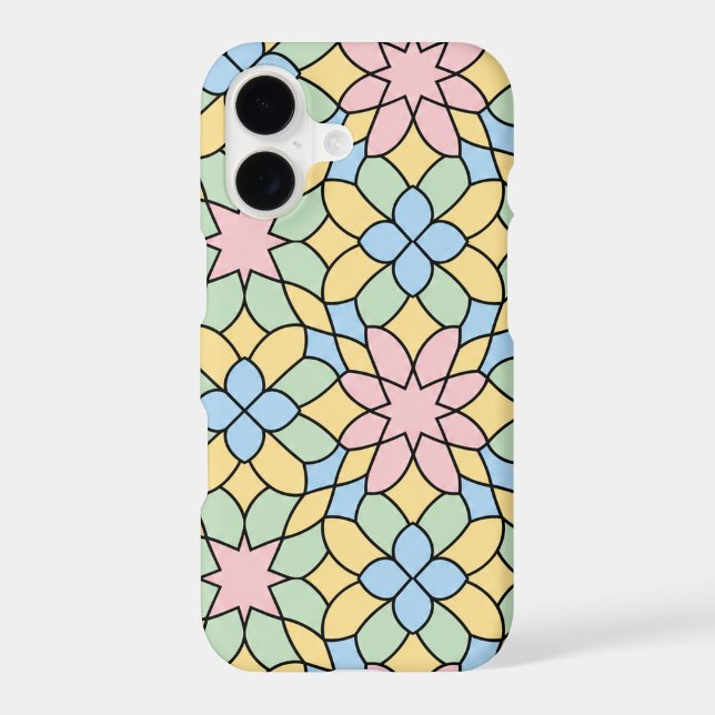 Geometric Pastel Pattern (Back)