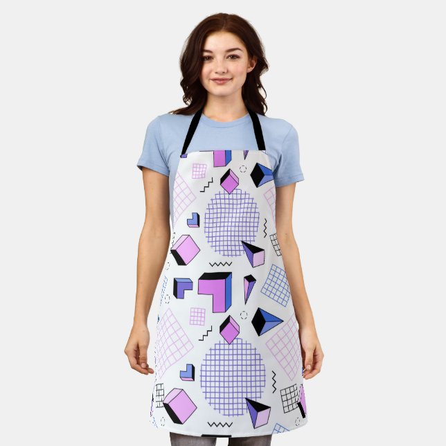 Geometric Pattern 13 Apron (Worn)