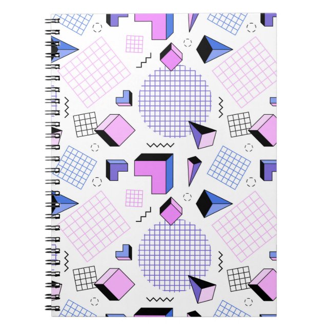 Geometric Pattern 13 Notebook (Front)