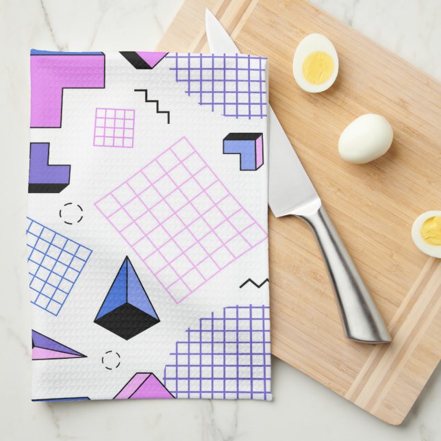 Geometric Pattern 13 Tea Towel (Quarter Fold)