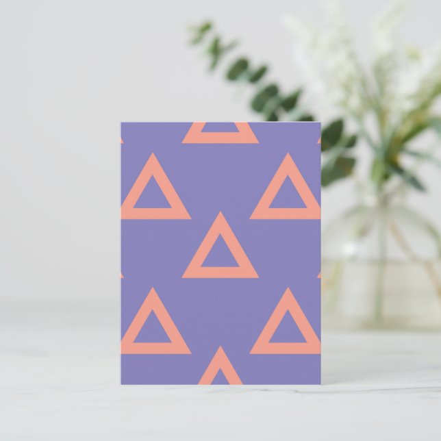 Geometric Pattern 16 Postcard (Standing Front)