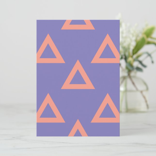 Geometric Pattern 16 Thank You Card (Standing Front)