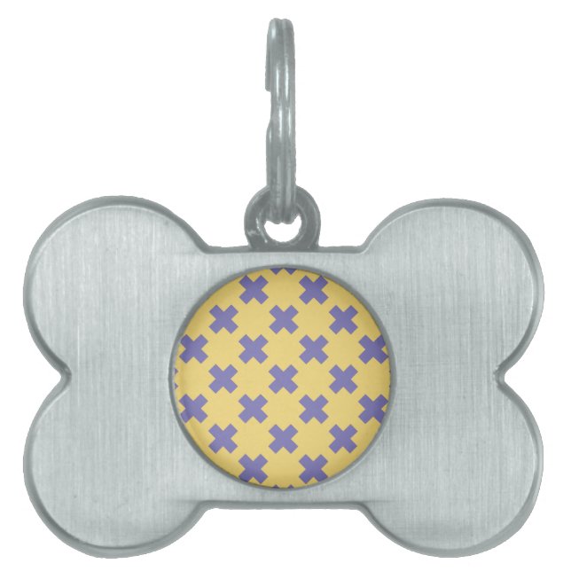 Geometric Pattern 18 Pet ID Tag (Front)