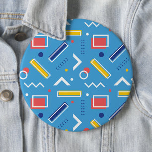 Geometric Pattern 1 6 Cm Round Badge