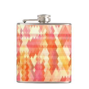 Geometric pattern 1 hip flask