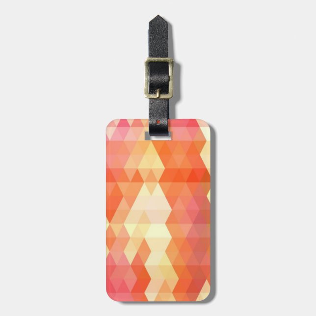 Geometric pattern 1 luggage tag (Front Vertical)