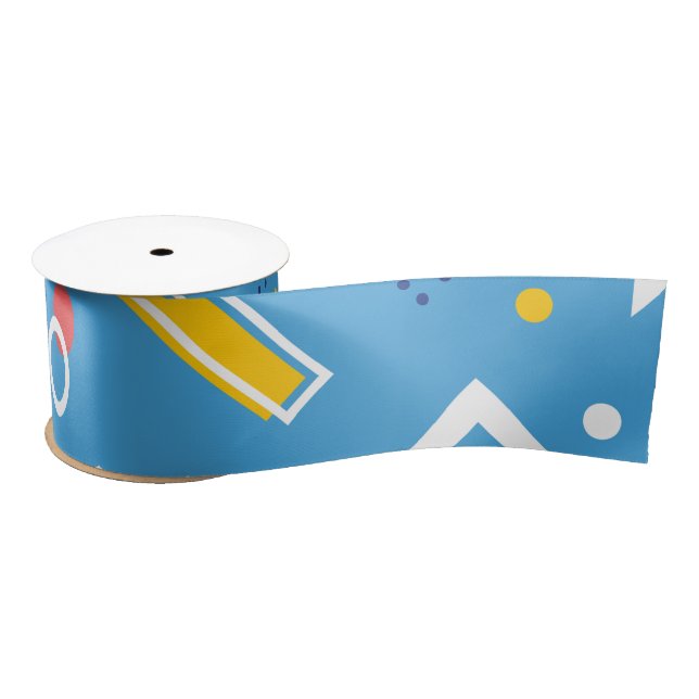 Geometric Pattern 1 Satin Ribbon (Spool)