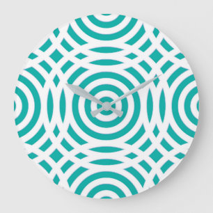 Geometric Pattern 20 Large Clock