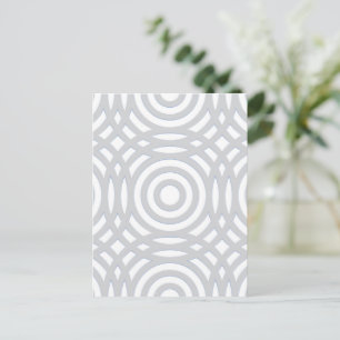 Geometric Pattern 22 Announcement Postcard