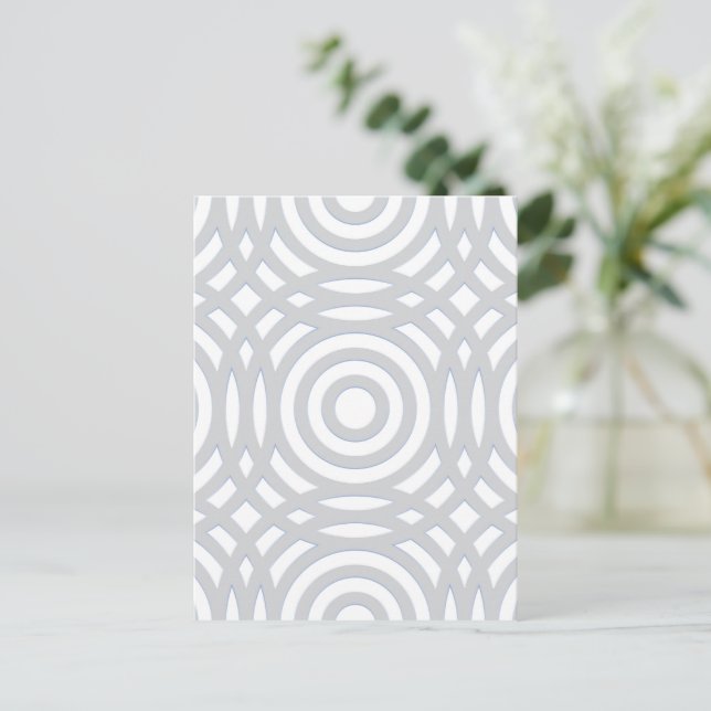 Geometric Pattern 22 Holiday Postcard (Standing Front)